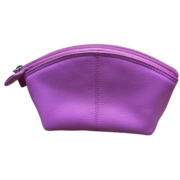 ili Womens RFID Cosmetic Case Pink Pouch - Picture 2 of 8